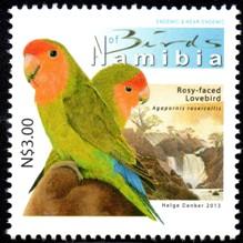 Namibia - 2013 Birds $3 Lovebird MNH**