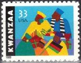 #3368, Single.\Kwanzaa\ MNH. .33 cent 