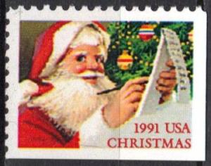 #2582, Single, \Santa Checking List\  MNH, .29 cent