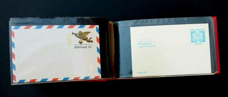 US MINT Postal Card Collection Large Lot of 110 MNH Cards in Lighthouse Album