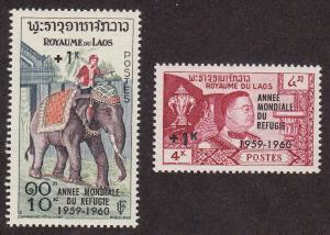 Laos World Refugee Year (Scott #B4-5) MNH 