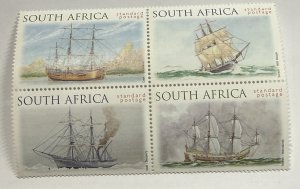 South Africa 1999 1.10r Ships of Soithern Oceans Bk of 4 #1105a MINT