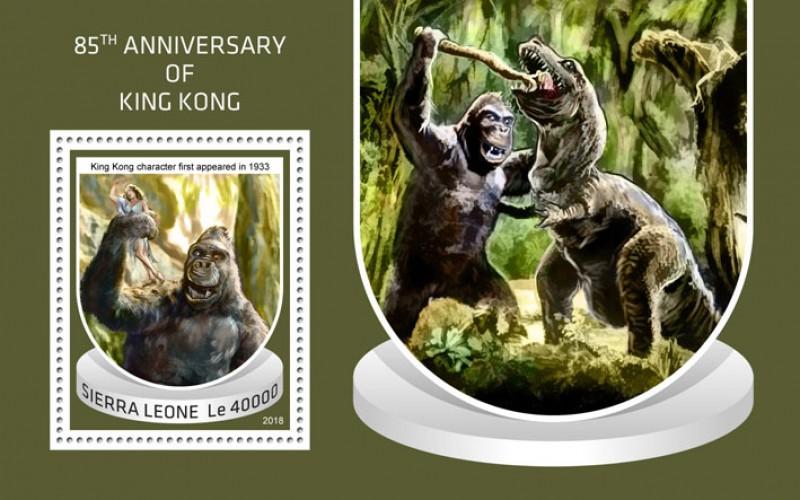 SIERRA LEONE - 2018 - King Kong - Perf Souv Sheet - MNH