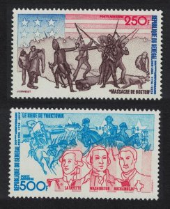 Senegal Bicentenary of American Revolution 2v 1975 MNH SG#578-579