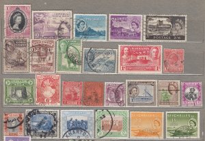 BRITHISH COLLONIES Nice Difference Used (o) / Mint (*) #23187