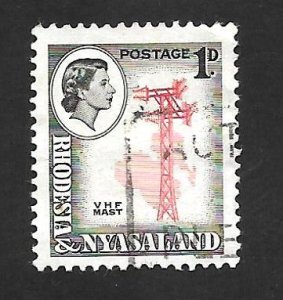 Rhodesia & Nyasaland 1959 - U - Scott #159