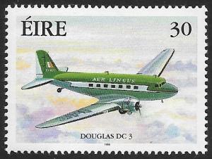 Ireland - 1201 - Airplanes Douglas DC3 - MNH