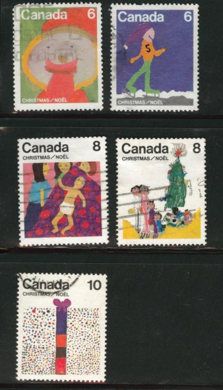 Canada Scott 674-678 used 1975 short set