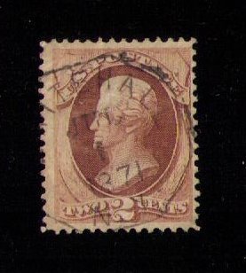 US Sc 157 Yellowish Brown Used F-VF