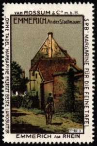 Vintage Germany Poster Stamp SRB Margarine For The Fine Table Margarine