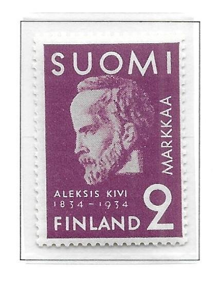 Finland 206 Alexis Kivi single MNH