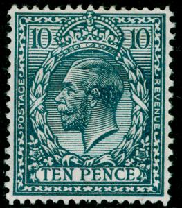 SG428 SPEC N44(4), 10d deep dull greenish blue, M MINT. Cat £60.