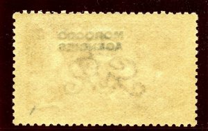 Morocco Agencies 1914 Seahorses 2s6d OVERPRINT DOUBLE (with cert) MLH. SG 50a.