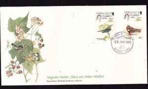 Audubon's Birds of the World #84b-Turks & Caicos-Magnolia Warbler-Short-...