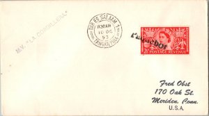 Kenya Uganda & Tanganyika Great Britain 2 1/2d QEII Coronation 1953 Dar-es-Sa...