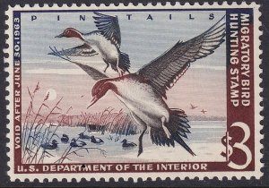 RW29 U.S. 1962 Federal Duck Stamp $3.00 MNH CV $110.00