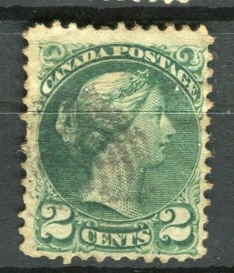 CANADA; 1870 classic QV Small Head issue fine used Shade of 2c. value