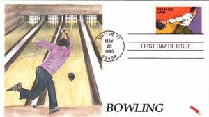#2963 Bowling Dynamite FDC