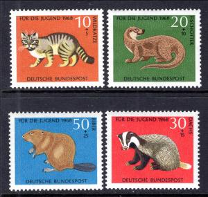Germany B430-B433 Mammals MNH VF