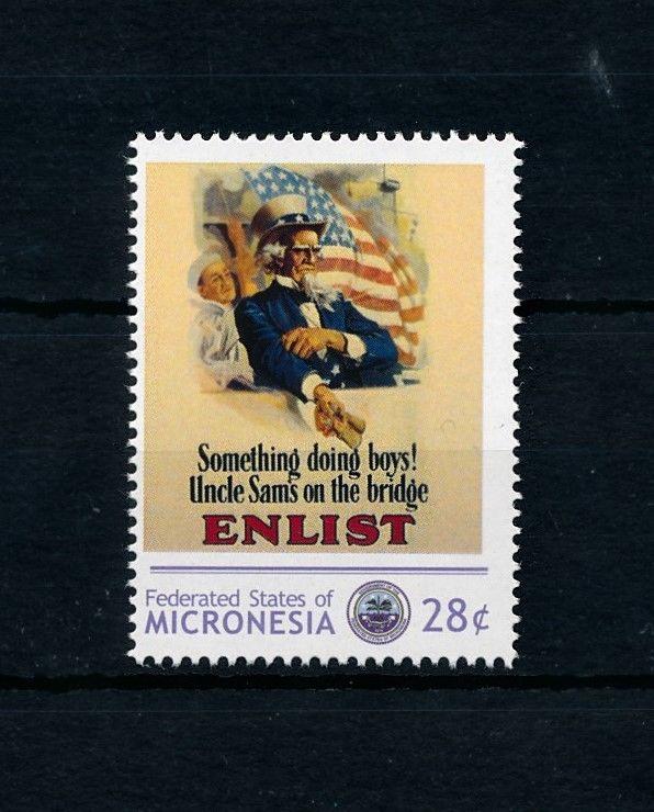 [78447] Micronesia  World War I Propaganda Poster  MNH