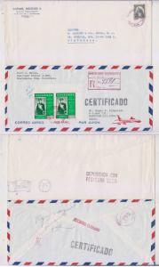 GUATEMALA 1944-72 ELEVEN REGISTERED & CENSOR COVERS TO USA WITH SPL DLVR SIGNED+ 