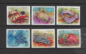 FIJI #692-7 NUDIBRANCHS MNH