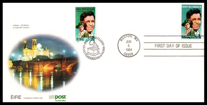 Ireland 594 Joint Issue U/A FDC