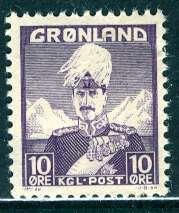 Greenland 1938: Sc. # 4;  MLH Single Stamp