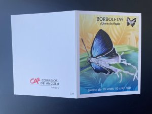 Angola 2018 Mi. 1926 -1929 Carnet MH Booklet Butterflies Fauna Insects Borboleta