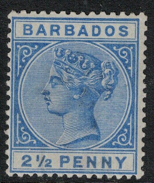 Barbados 1882-1885 SC 62a Mint SCV $125.00