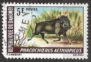 Dahomey 252 used, CTO.  1969.  animals. (D339)