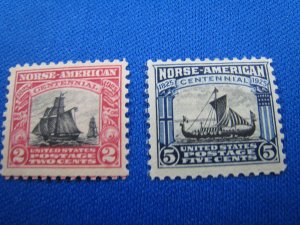 UNITED STATES, 1925 - SCOTT #620-621   MH