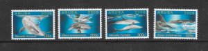 DOLPHINS - ARUBA #351-4  MNH