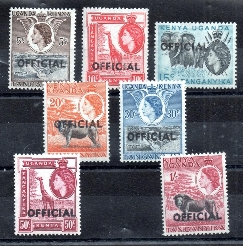 British KUT QEII 1959 Official part set MNH WS9671