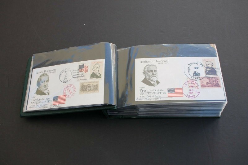 US Old Stamp Collection 100 Postmaster Signed Dones Hand Canceled Covers