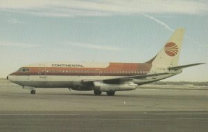 6658 Aviation Postcard CONTINENTAL Airlines-