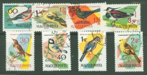 Hungary #1426-1433  Single (Complete Set) (Fauna)