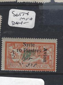 SYRIA (P0609B) OVPT ON FRANCE SG   174    MNH