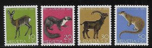 Switzerland B370-B373 1967 Pro Juven set MNH