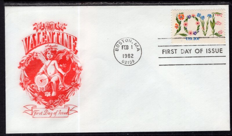 US 1951 Love Artmaster U/A FDC