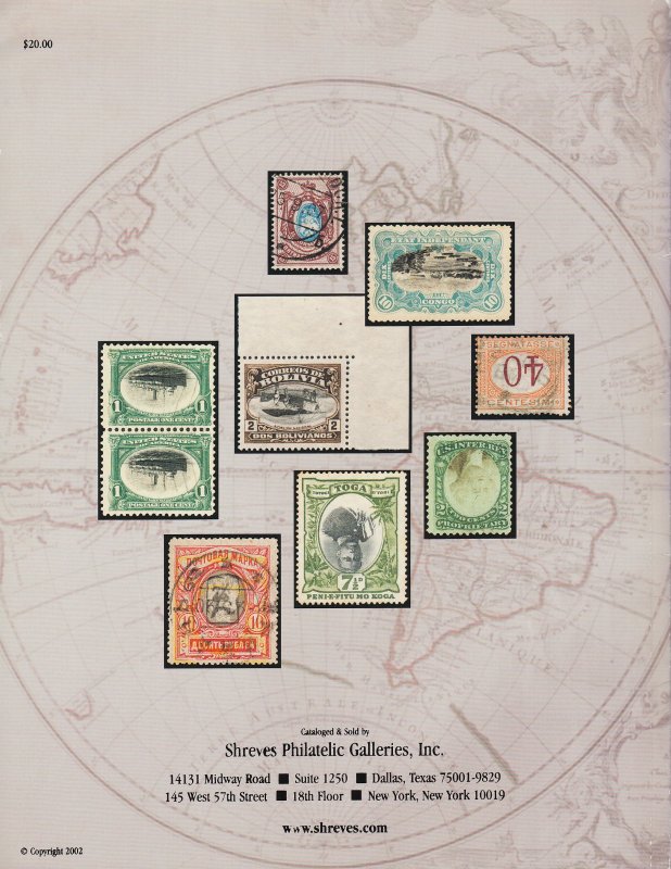 The Peter Balner Collection of Inverted Center Stamps of the World. 2002 Auction 