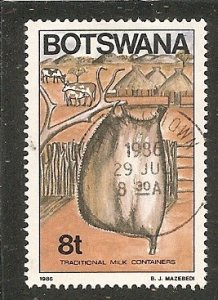 Botswana   Scott  384   Milk Container   Used