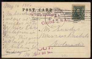 USA 1908 Mercier Colorado DPO Helbock R5 Pueblo 92877