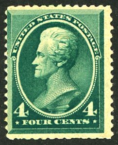 U.S. #211 MINT OG NH CREASE