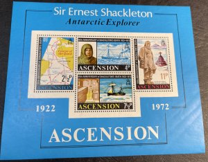 ASCENSION ISLAND # 163a-MINT NEVER/HINGED--SOUVENIR SHEET--1972