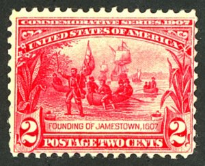 U.S. #329 MINT OG LH