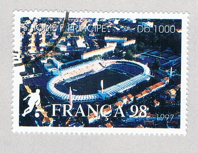 St Thomas & Prince  Used Stadium D 1 1998 (BP81602)