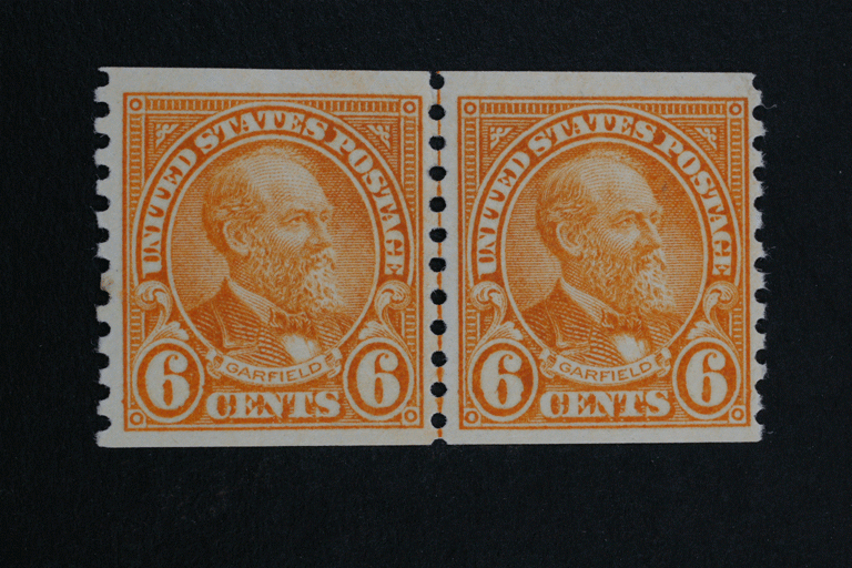 United States #723 Coil Line Pair Mint OG Very Fine Gum