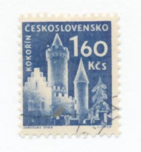 Czechoslovakia 1960 Scott 977 used - 1.60k, Kokorin Castle