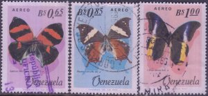 Venezuela #889-891,C915-C917    Used